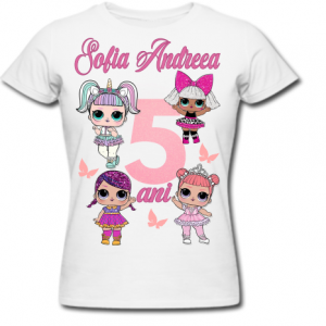 TRICOU PERSONALIZAT COPII LLDOLL