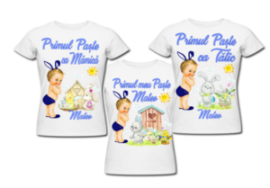 PASTE BAIAT SET PERSONALIZAT EASTER CUTIE BOY (2 AD+1COP)