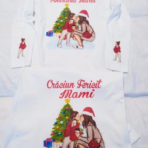 SET TRICOURI PERSONALIZATE FAMILIE CRĂCIUN (2AD+1COPIL)