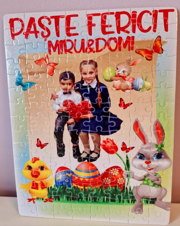 PUZZLE PERSONALIZAT MODEL PAȘTE