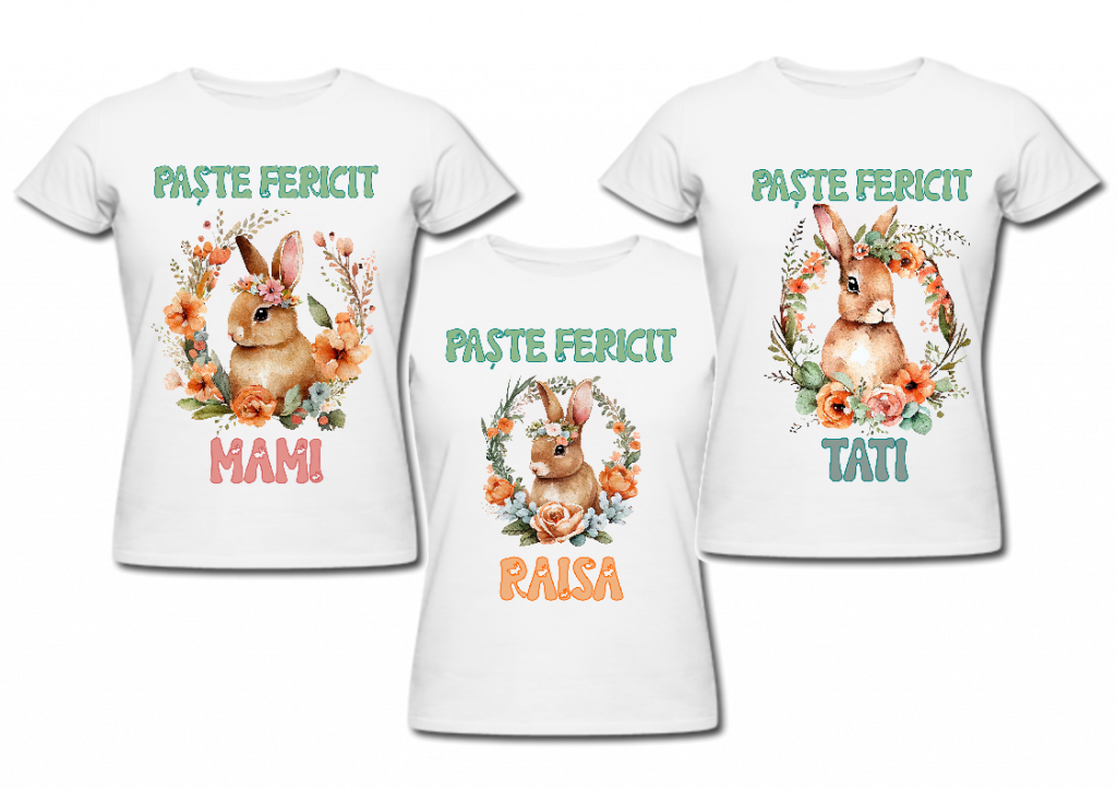 SET PERSONALIZAT EASTER SWEET BUNNY (2 AD+1COP)