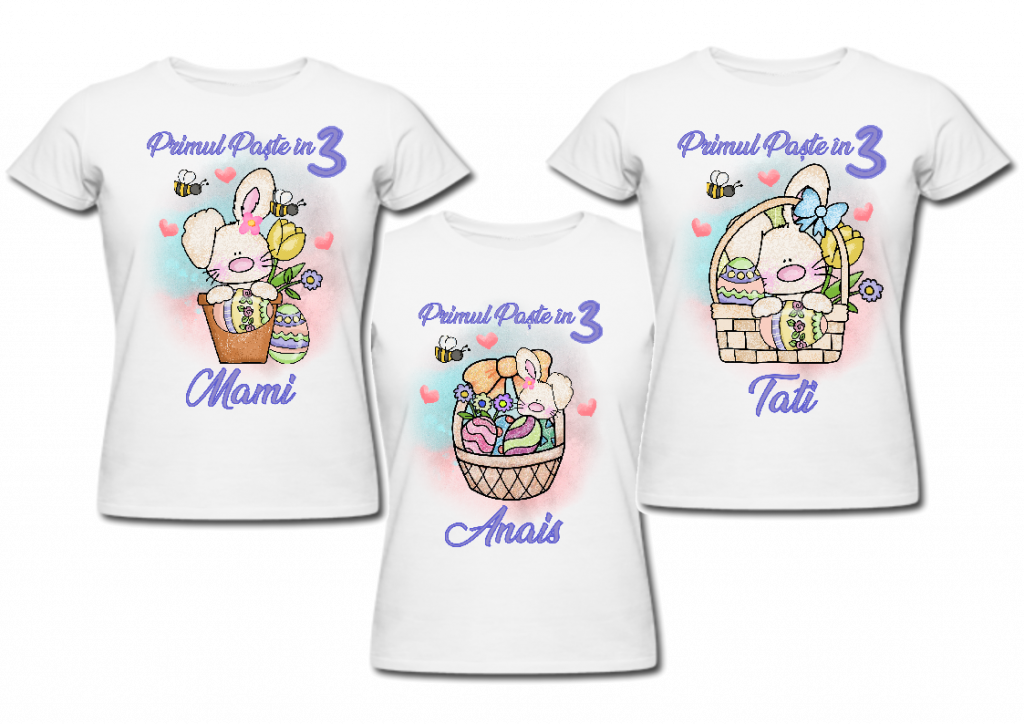 SET PERSONALIZAT EASTER BASKET (2 AD+1COP)