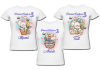 set tricouri personalizat familie Paște