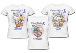 easter basket set tricouri personalizat familie Paște