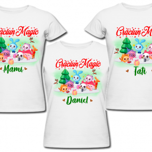 set tricouri personalizate familie Crăciun