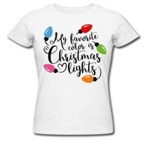 XMAS LIGHTS TRICOU ADULT PERSONALIZAT XMAS LIGHTS