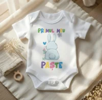 Body Bebelus Personalizat - Primul meu Paste Iepuras