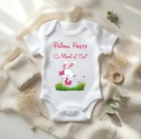 Body Bebelus Personalizat - Primul Paste Mami si Tati