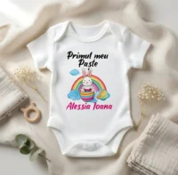 image-23_upscayl_1x_upscayl-lite-4x Body Bebeluş Personalizat - Primul meu Paşte - Model Iepuraş şi Curcubeu