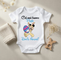 Body Bebeluș Personalizat - Cel mai frumos Paște - Iepuraș