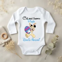 Body Bebeluș Personalizat - Cel mai frumos Paște - Iepuraș