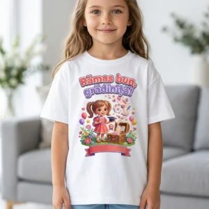 tricou fetita ramas bun gradinita print A4 Perfect Kids