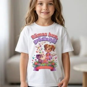 tricou fetita ramas bun gradinita print A4 Perfect Kids