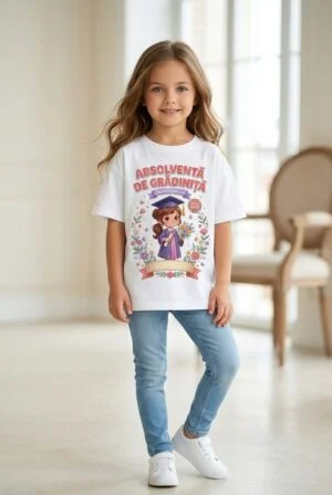 tricou absolventa gradinita grupa florilor Perfect Kids