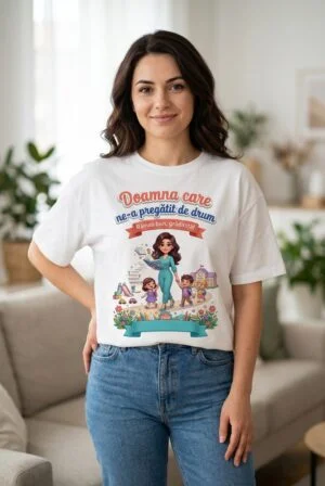 Tricou Doamna Educatoare – Rămas bun, grădiniță tricou doamna educatoare ramas bun gradinita Perfect Kids