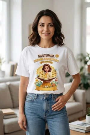 Tricou Doamna Educatoare – Grupa Albinuțelor tricou doamna educatoare grupa albinutelor Perfect Kids