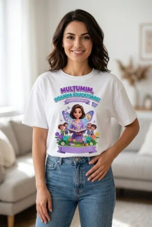 tricou personalizat doamna educatoare grupa fluturasilor Perfect Kids